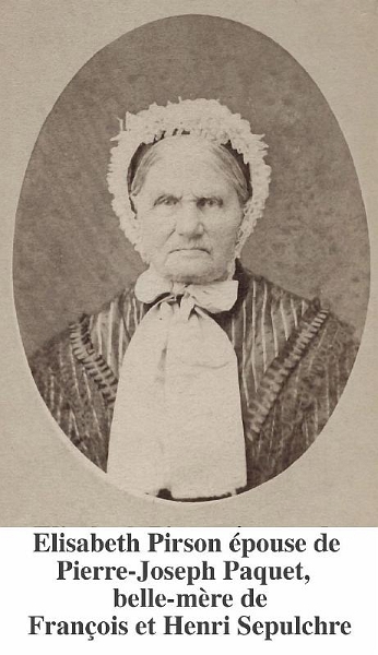ElisabethPirson2.jpg - Marie, "Elisabeth" Pirson, épouse de Pierre-Joseph Paquet. Photo vers 1875.