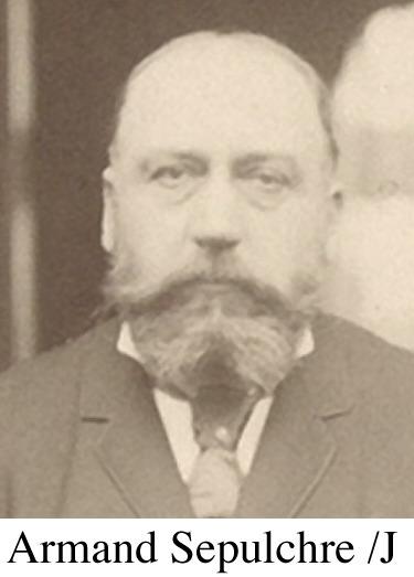 ArmandSepulchre2.jpg - Armand Sepulchre, fils de Joseph Sepulchre et Célestine Joassin. Photo extraite de la photo réunion à Solières en 1890.