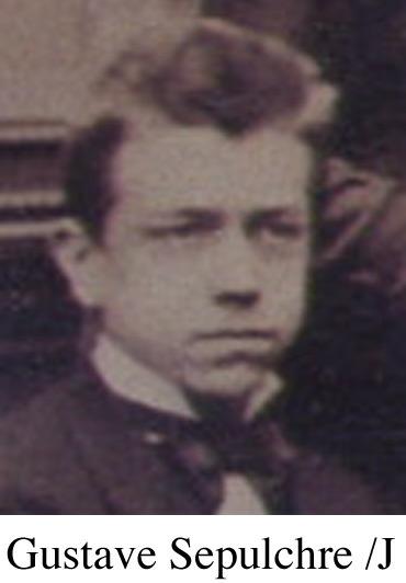 GustaveSepulchre1.jpg - Gustave Sepulchre, fils de Joseph Sepulchre et Célestine Joassin. Extrait de la photo première génération.